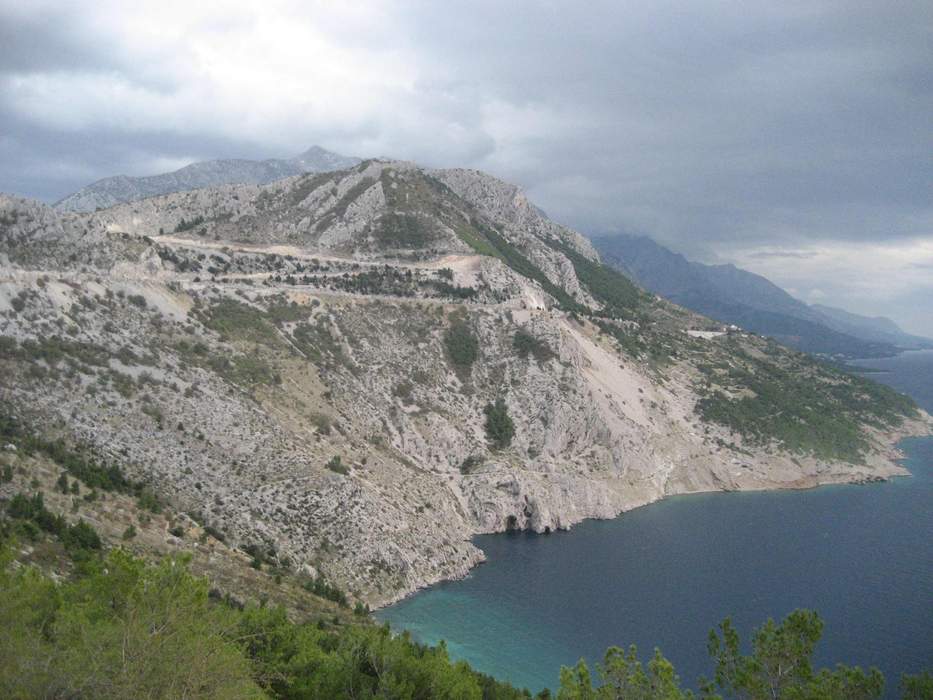 Adriatic Highway: Coastal road in Southeastern Europe