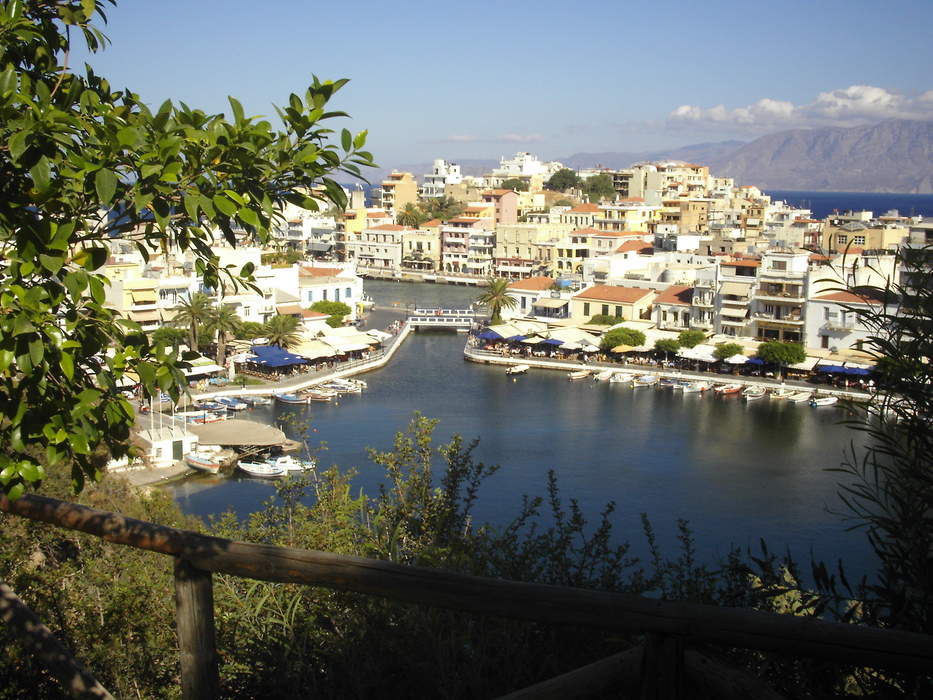 Agios Nikolaos, Crete: Town on island of Crete in Greece