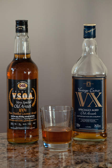 Arrack: South and Southeast Asian alcoholic drink