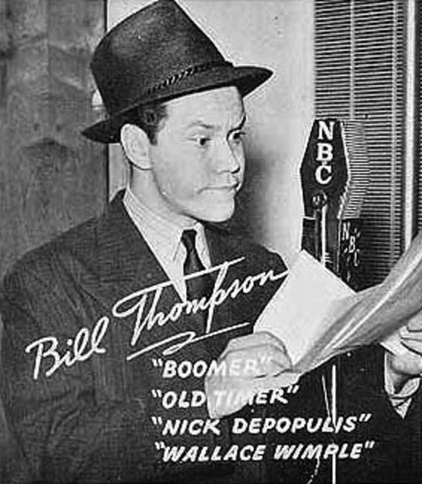 Bill Thompson (voice actor): American radio personality and actor (1913–1971)