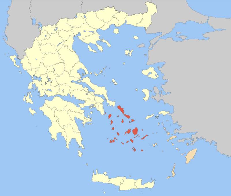 Cyclades: Greek island group in the Aegean Sea