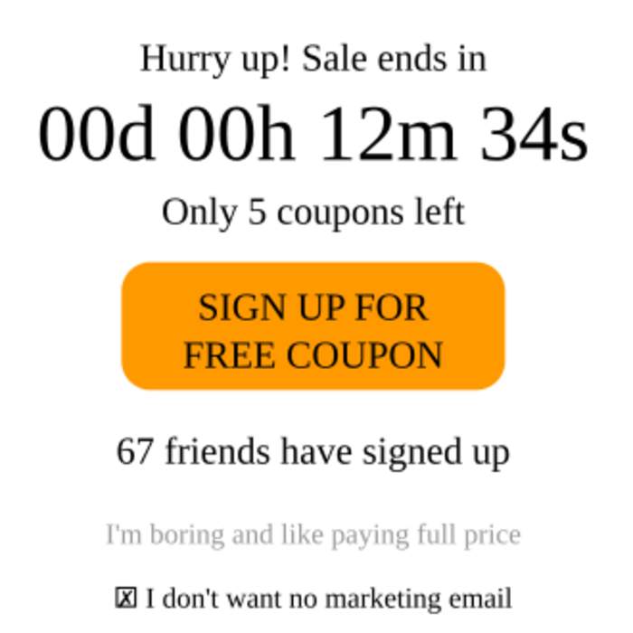 Dark pattern: Deceptive user interface designs