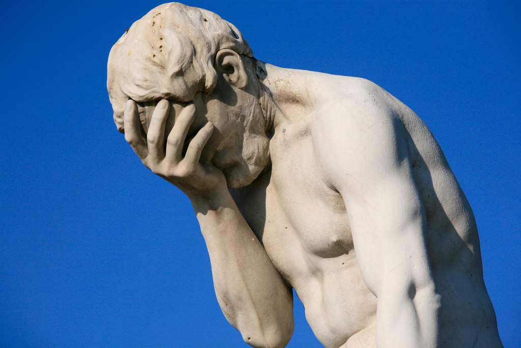 Facepalm: Gesture and internet term