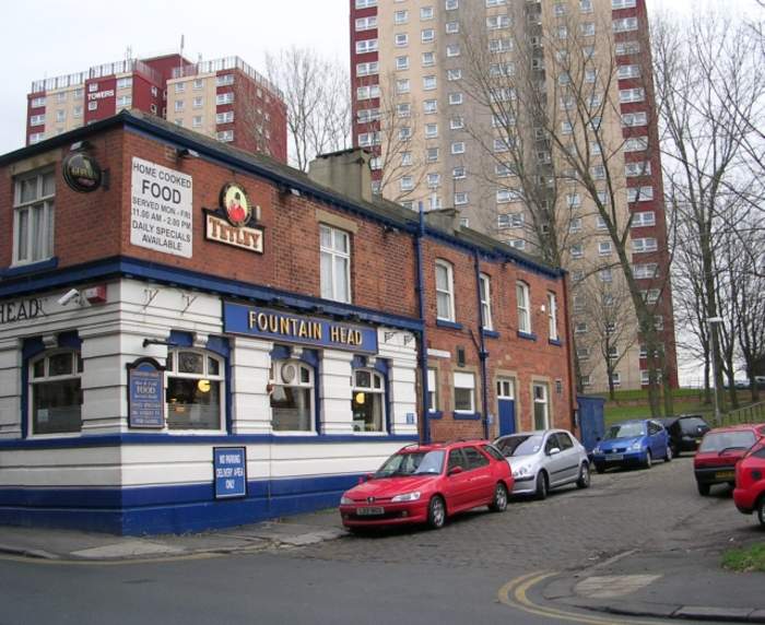 Harehills: Area of Leeds, West Yorkshire, England