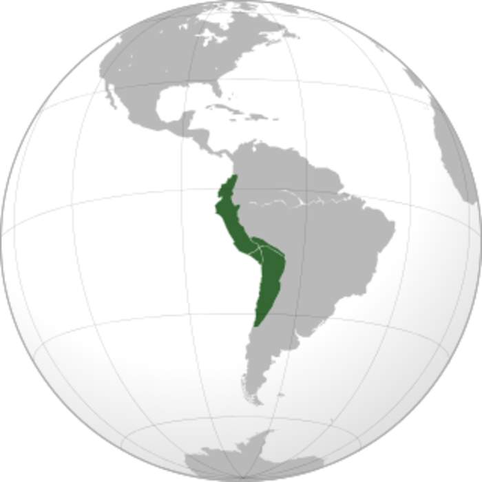 Inca Empire: 1438β1533 empire in South America