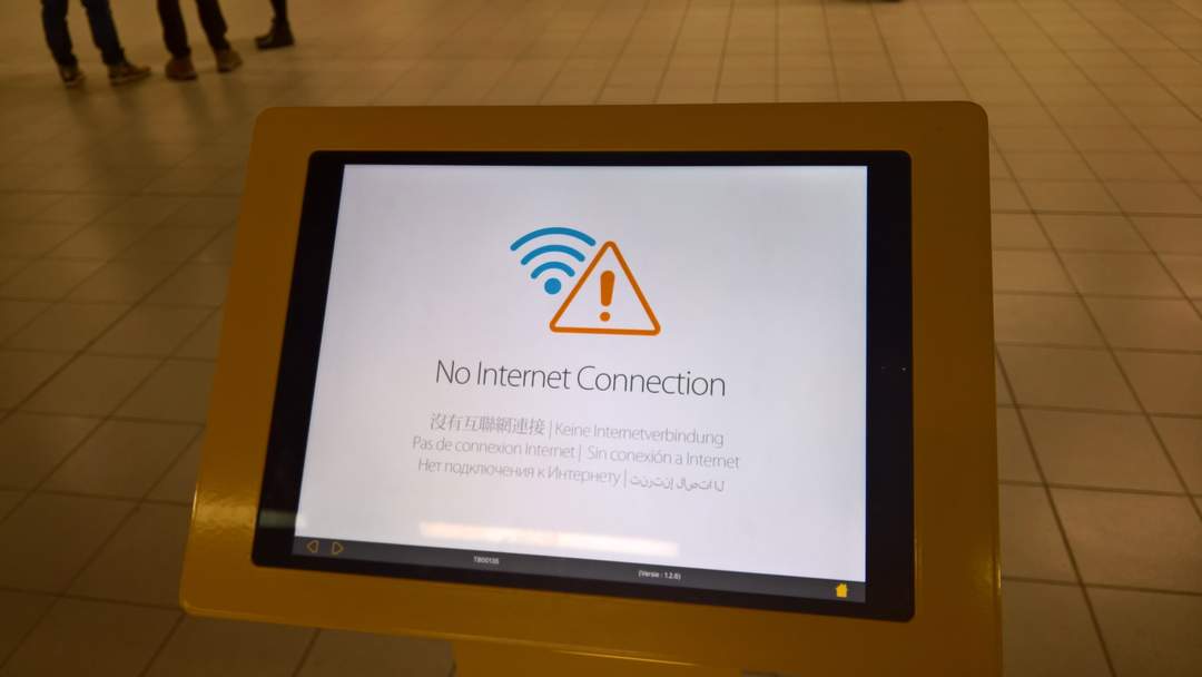 Internet outage: Loss of internet functionality over a small or large area