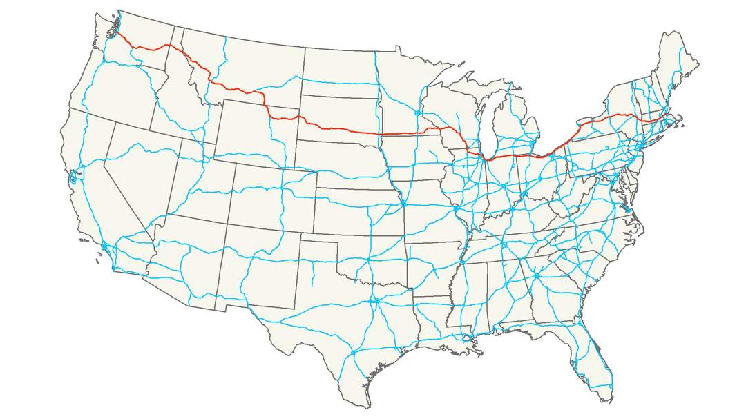 Interstate 90: Interstate Highway across northern United States