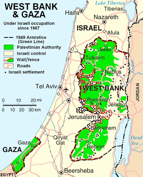 Israeli–Palestinian conflict: Ongoing military and political conflict in the Levant