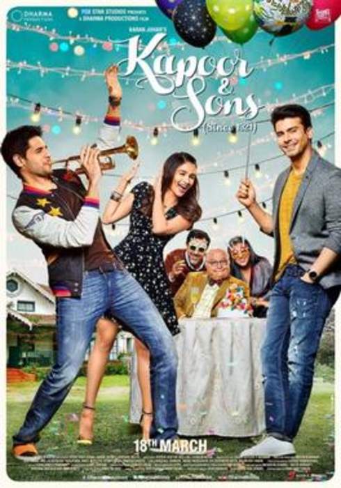 Kapoor & Sons: 2016 film by Shakun Batra