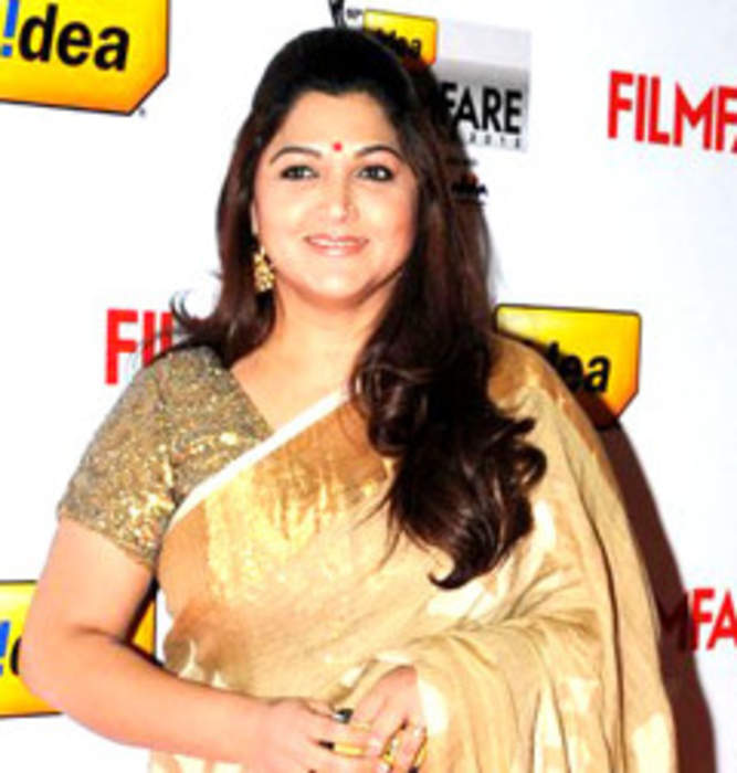 Khushbu Sundar: Indian politician, actress and film producer (born 1970)