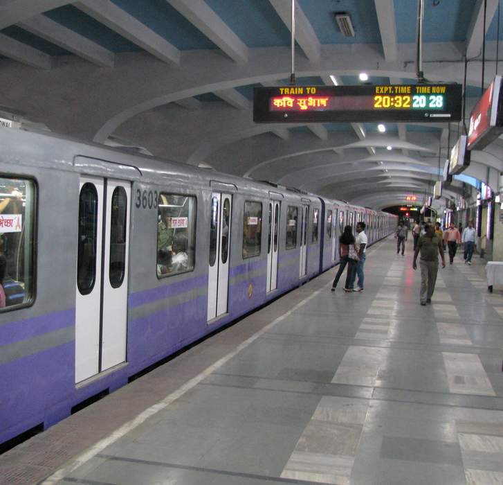 Kolkata Metro: Rapid transit system in Kolkata, West Bengal, India