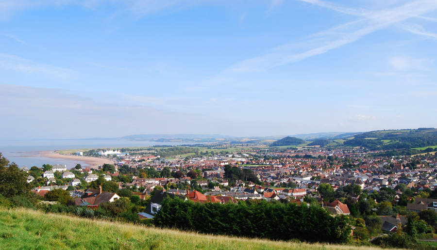 Minehead: Town in Somerset, England