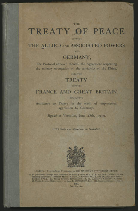Peace treaty: Agreement between hostile parties