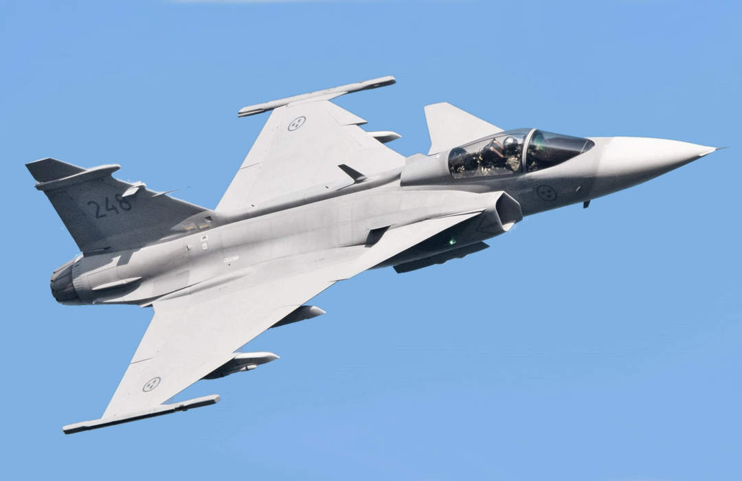 Saab JAS 39 Gripen: Light single-engined multirole fighter aircraft