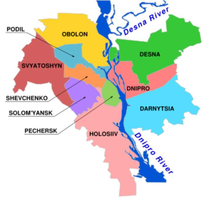 Shevchenkivskyi District, Kyiv: Urban district in Kyiv in Kyiv Municipality, Ukraine