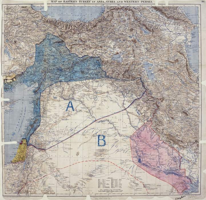 Sykes–Picot Agreement: Secret 1916 agreement between the United Kingdom and France