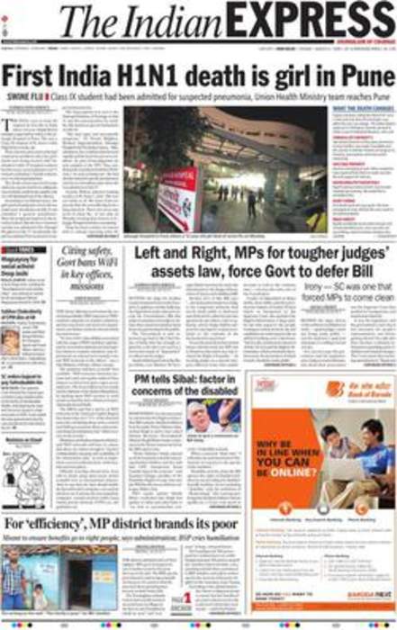 The Indian Express: Daily broadsheet newspaper in India