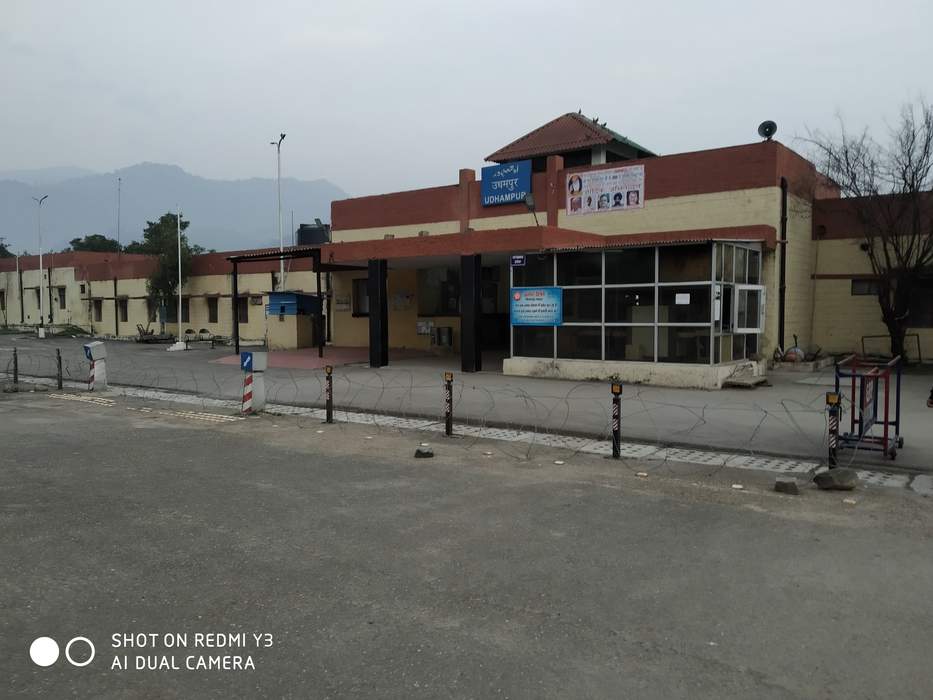 Martyr Captain Tushar Mahajan Udhampur railway station: Railway station in Jammu and Kashmir, India