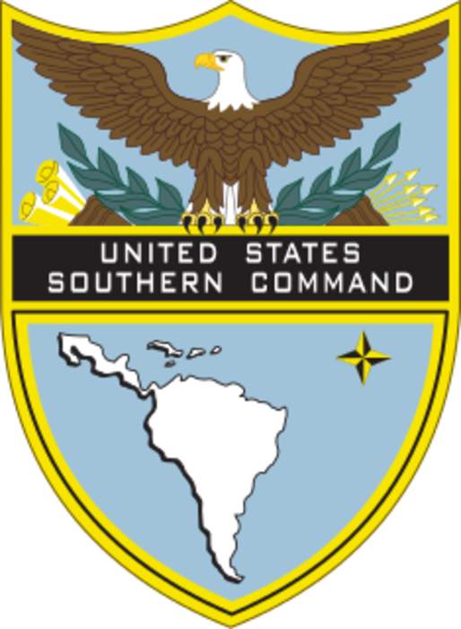 United States Southern Command: Command responsible for South American area