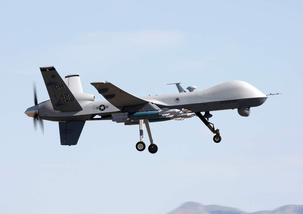 Unmanned combat aerial vehicle: Unmanned aerial vehicle that is usually armed