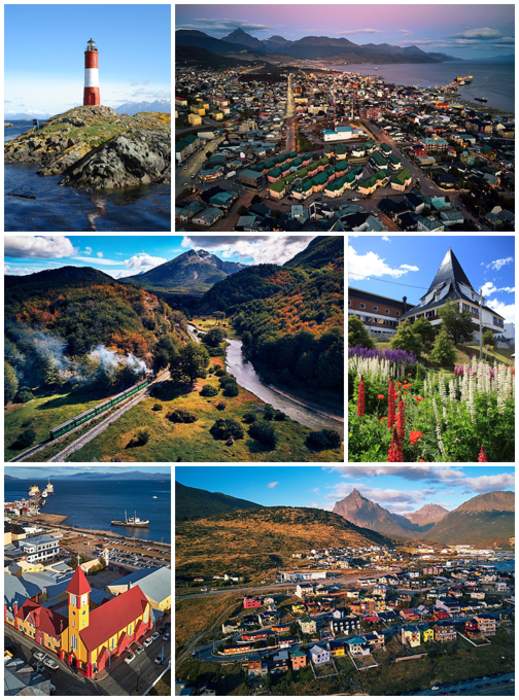 Ushuaia: City and Port in Tierra del Fuego, Argentina