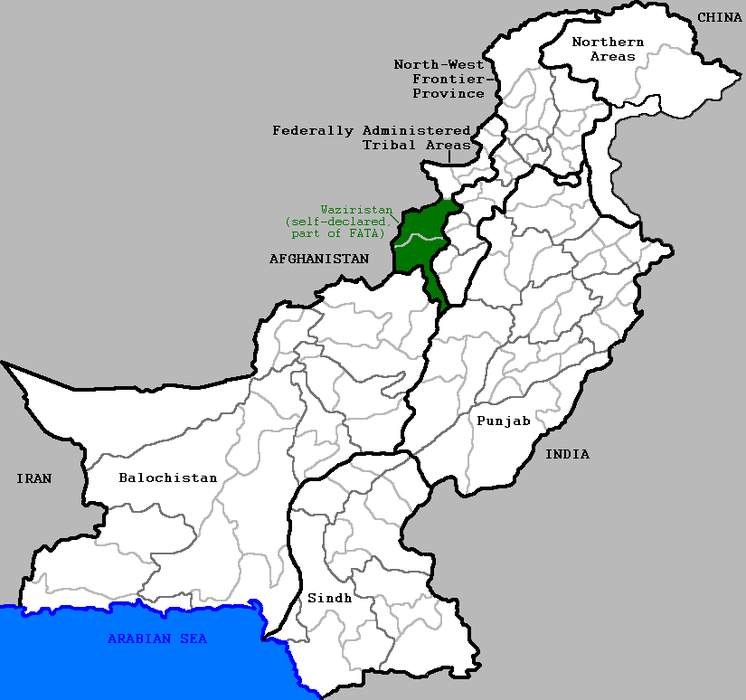 Waziristan: Mountainous region in Khyber Pakhtunkhwa, Pakistan