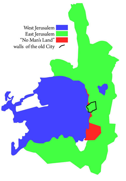 West Jerusalem: Section of Jerusalem that came under Israeli control after the 1948 ArabāIsraeli War